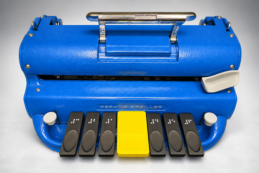 Perkins Brailler Key Extensions | Braille Labeled Accessibility Aid