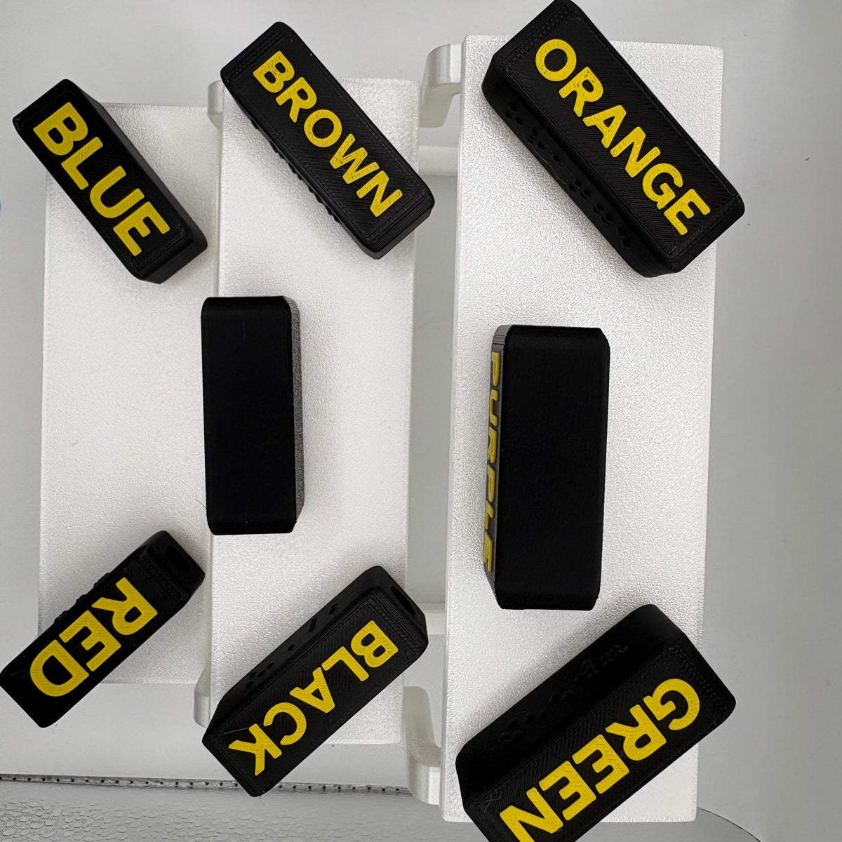 Large Print Braille Crayon Toppers | Accessible Classroom Tool, Color Identification Set