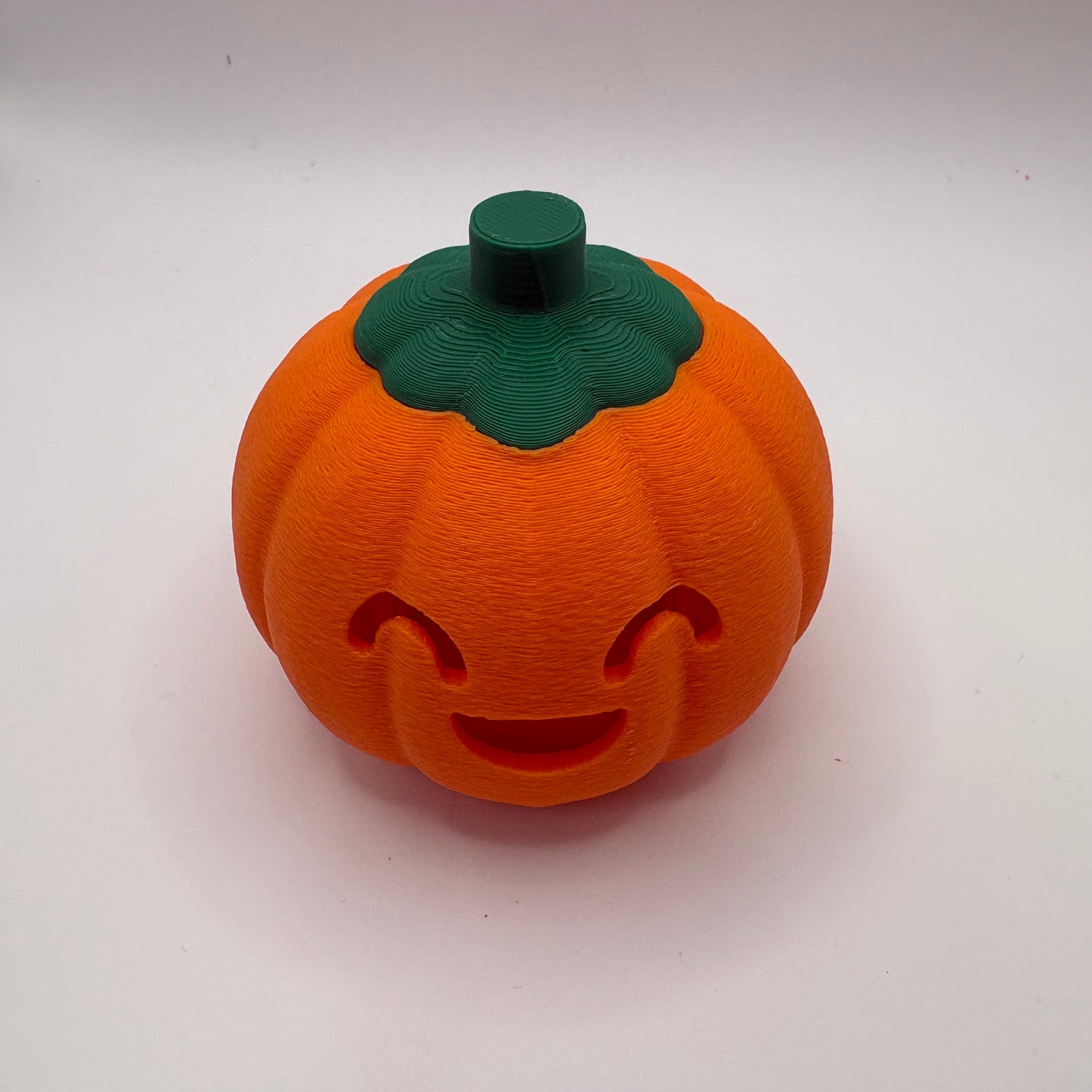 Set of 4 3D Printed Halloween Pumpkins | Interchangeable Faces, Tops