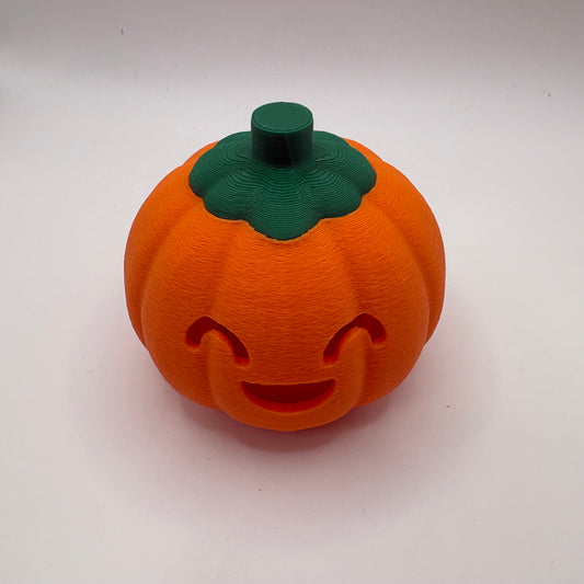 Set of 4 3D Printed Halloween Pumpkins | Interchangeable Faces, Tops