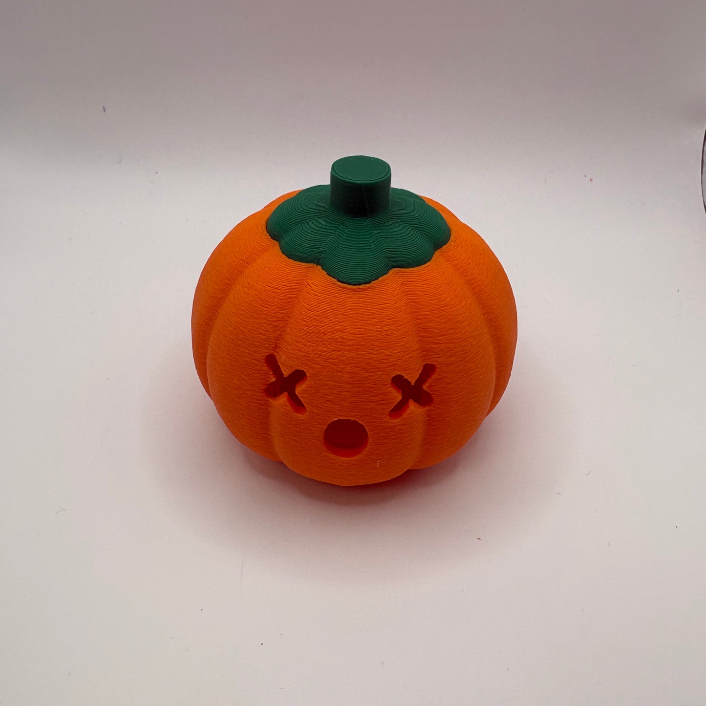 Set of 4 3D Printed Halloween Pumpkins | Interchangeable Faces, Tops