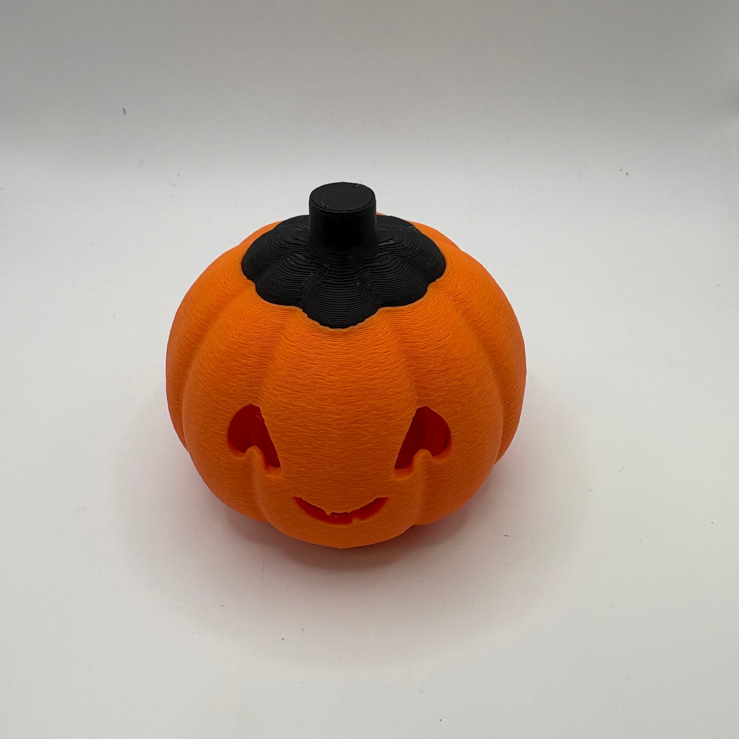 Set of 4 3D Printed Halloween Pumpkins | Interchangeable Faces, Tops