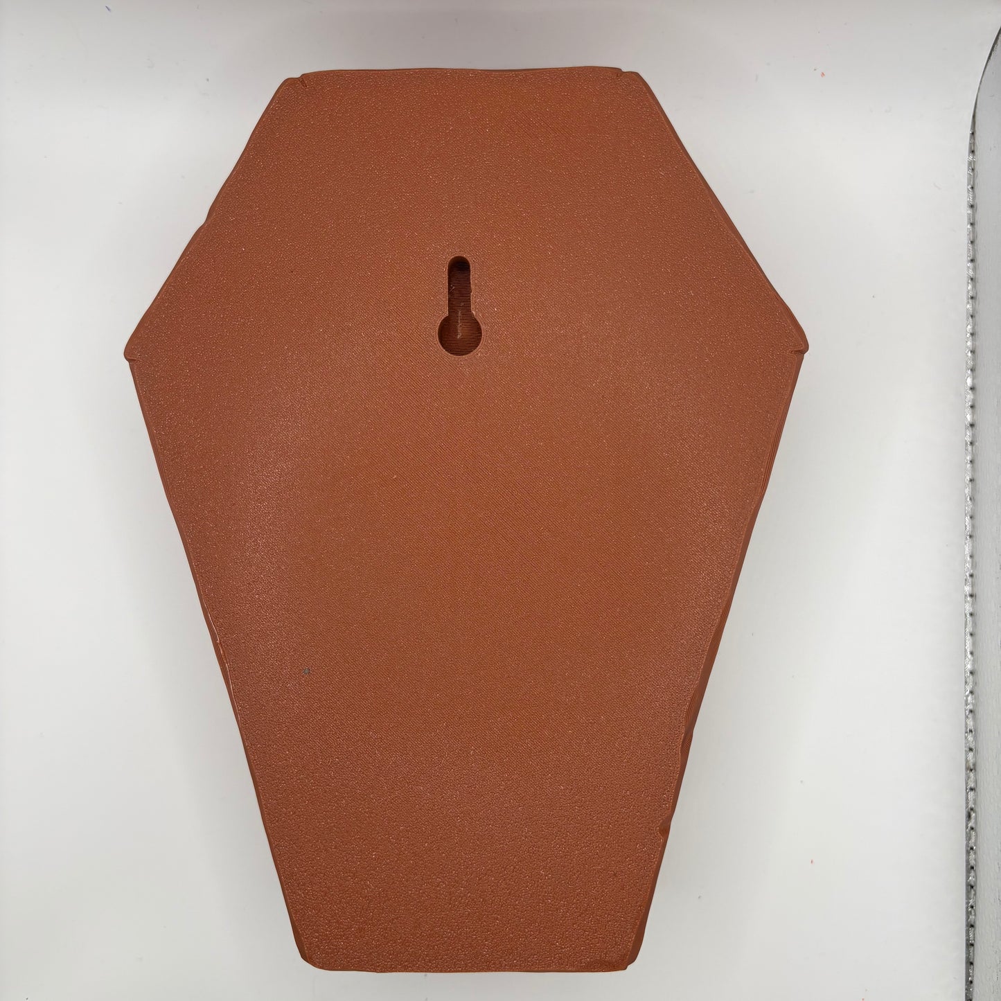 3D Printed Coffin Shelf | Faux Wood Display | Spooky Trinket Organizer