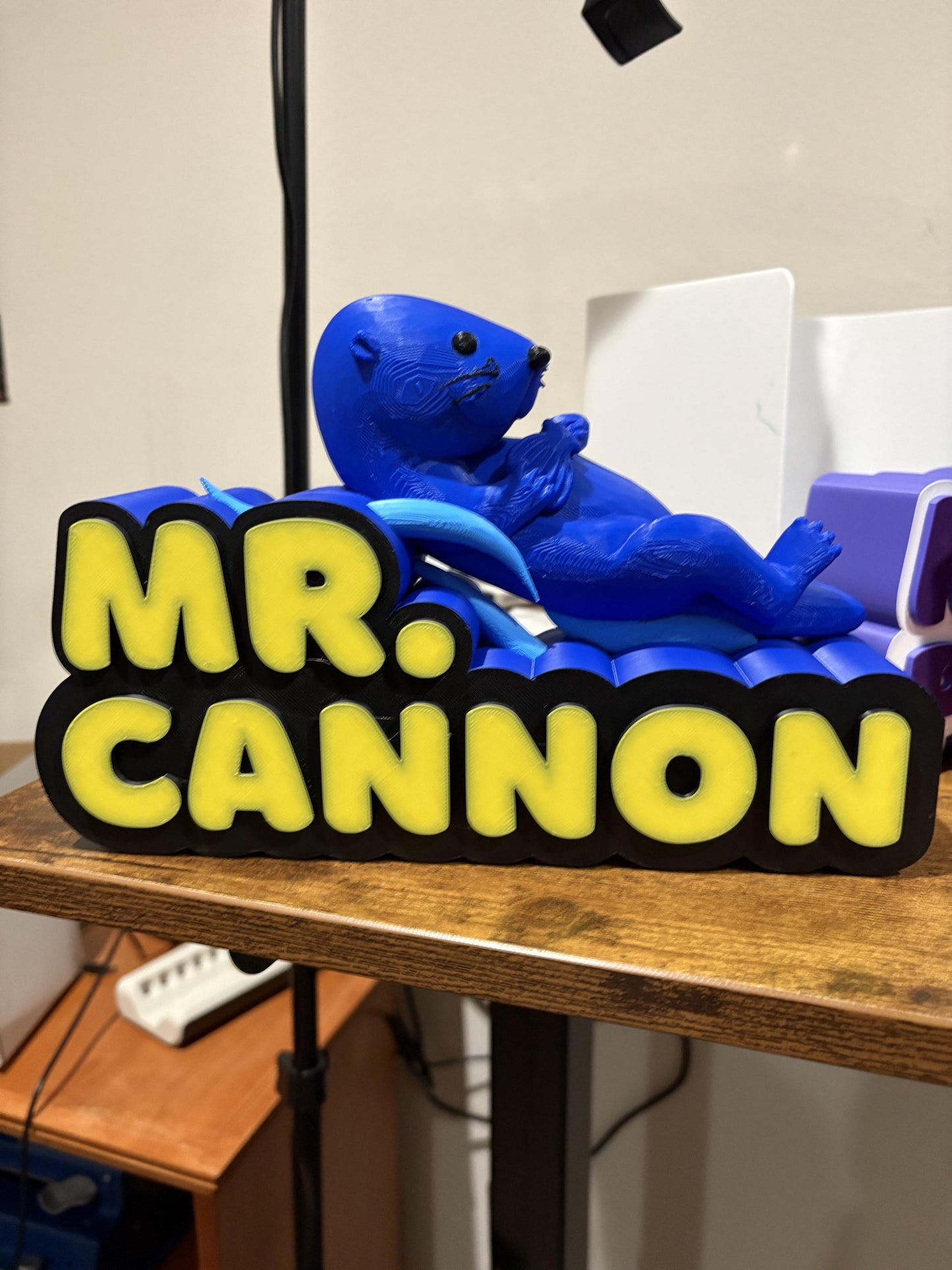 Custom 3D Printed Teacher Nameplate | Desk Sign with Custom Design